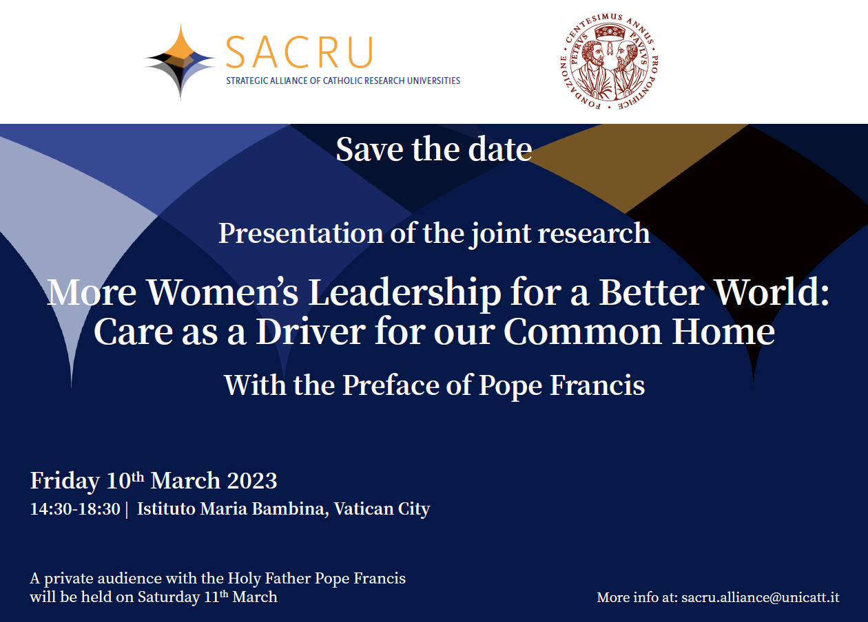 【SACRU】More Women’s Leadership for a Better World : Care as a Driver for our Common Home